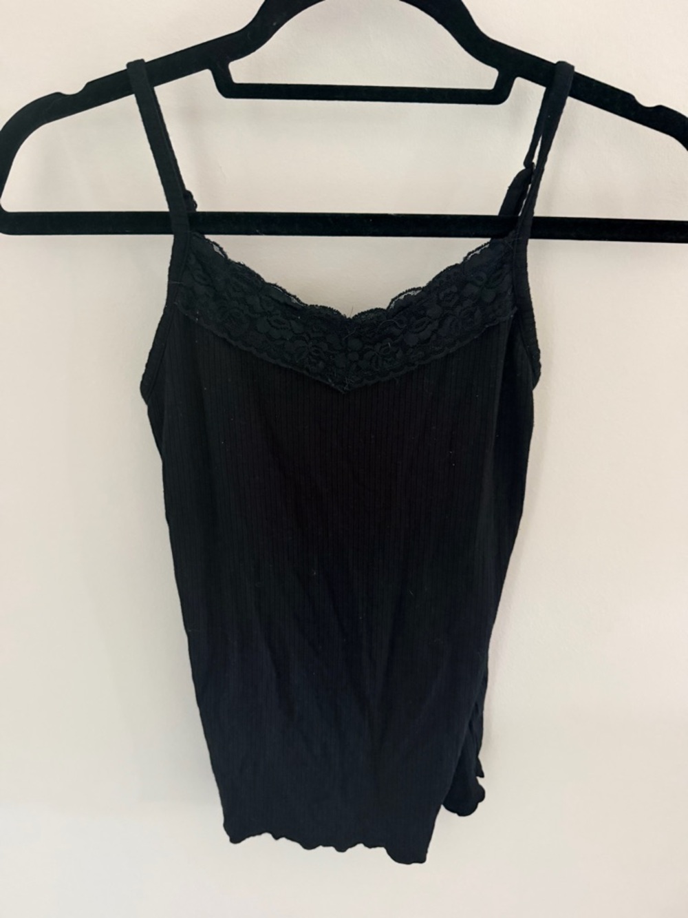 art class Black Ribbed Tank Top with Logo